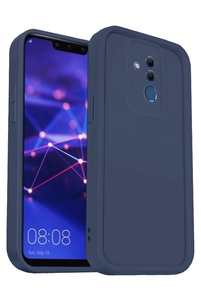 New Face 1685441778 Mate 20 Lite Kılıf Viera Silikon (14154) - Lacivert