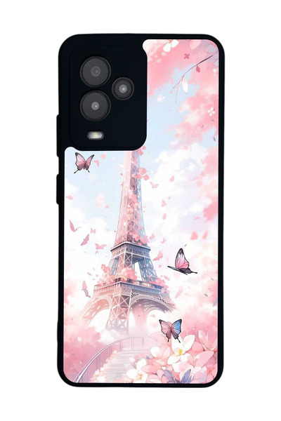 General Mobile متوافق مع GM 24 Pro مطبوع، أسود غير لامع، سيليكون ناعم، واقي، ...