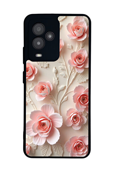 General Mobile متوافق مع GM 24 Pro مطبوع، أسود غير لامع، سيليكون ناعم، واقي، ...