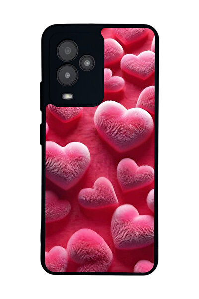 General Mobile متوافق مع GM 24 Pro مطبوع، أسود غير لامع، سيليكون ناعم، واقي، ...