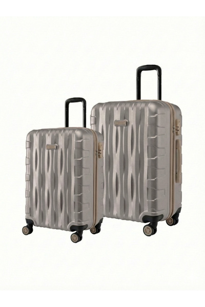 2-Piece Luggage Set Medium-Size - Cabinet Size Stone-Beige 1167