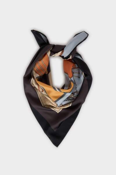 DeFacto Kadın Desenli Saten Fular H1040AX26SM