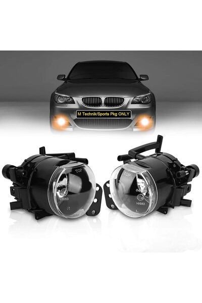 CESAUTO BMW 5 SERİSİ E60 UYUMLU M TİPİ SİS FARI TAKIMI SAĞ SOL SET SIFIR ÜRÜN...