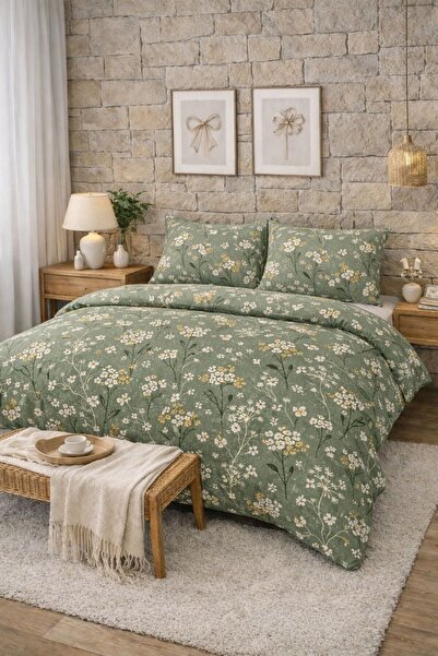 Sheri Home Basic Kolay Ütülenir Çift Kişilik 2 Yastıklı Nevresim Seti 200 X 2...