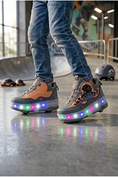 ROCKY ÇOCUK PATENLİ AYAKKABI IŞIKLI VE TEKERLEKLİ SNEAKERS SPOR