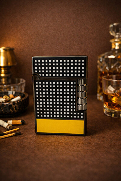 Hunter Metal Çakmak – Sesli Kapak Mekanizmalı Gazlı Çakmak (Klasik Alev)