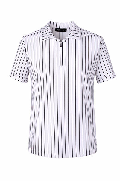 trender Striped Men's Polo Neck T-Shirt Zartem