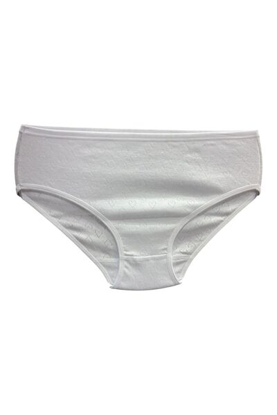 KAİZEN 6-pack of women's white lace panties, 100% Cotton