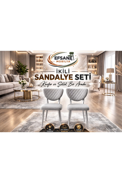 Efsane i.E.G ELMA SANDALYE 2 ADET MUTFAK YEMEK ODASI SALON BALKON BAHÇE OTEL ...