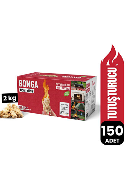 BONGA Odun Yünü Tutuşturucu (150 Adet) - 2 Kg
