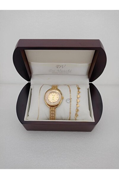 Generic Luxury women's watch set with 3 bracelets – elegant gift box