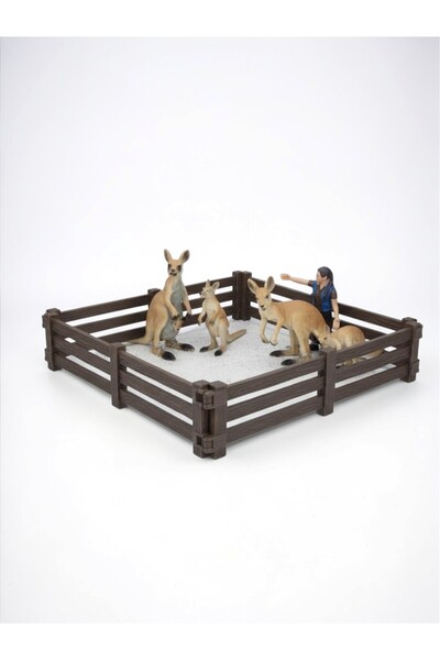 TUFY TOYS ARAŞTIRMACI VE KANGURU AİLESİ FİGÜRLERİ OYUN SETİ