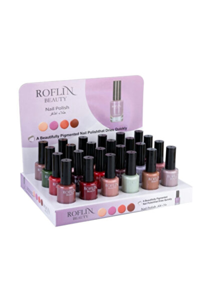ROFLIN BEAUTY Nail Polish Box 24 Colors