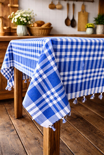 serelya Multi-Purpose Tablecloth, Picnic Mat & Tablecloth Tie-Detail Gingham ...