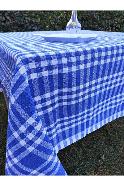 serelya Çok Amaçlı Sofra Bezi , Piknik Örtüsü & Masa Örtüsü Bağlamalı Pötikare Pamuklu & 170x170 cm