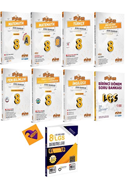 Spoiler Yayınları 8. Sınıf LGS Full Set Güncel Maarif Model Uyumlu