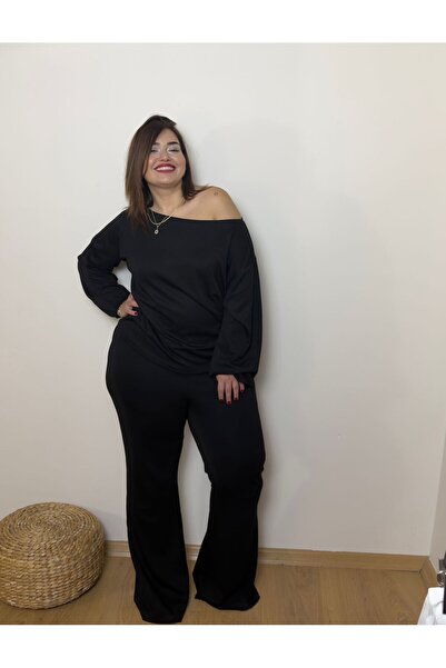 Store Büyük Beden Oysho Takım Düşük Omuzlu Beli Lastikli