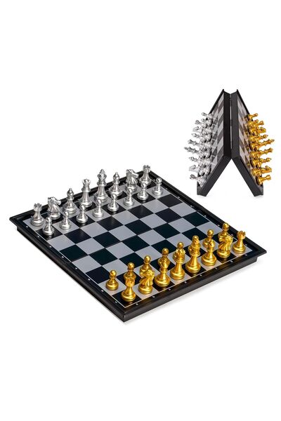 Toybox Magnetic Chess Set with Portable Foldable Board, Educational Toys For Kid