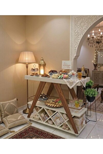 Generic Hospitality console/serving trolley 80*80*35