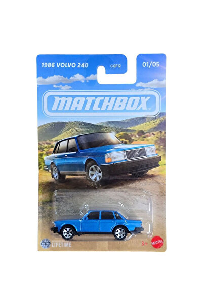 HOT WHEELS Matchbox - 1986 Volvo 240 - Mavi (1/64) GGF12