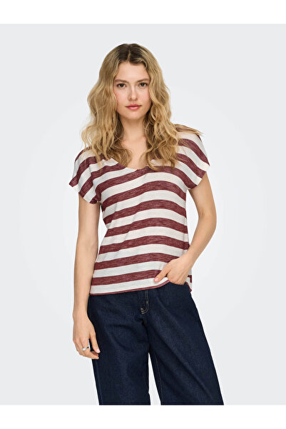 ONLY Onllıra Life Red Women's T-Shirt 15252103