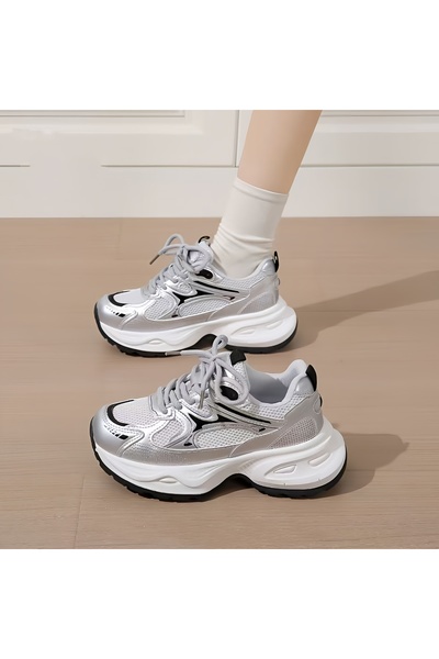 ETG حذاء رياضي نسائية كاجوال، أحذية مشي كلاسيكية منخفضة الرقبة برباط