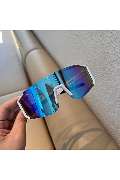 Choice8 white blue 1/2pcs Cycling Sunglasses Women UV400 Sandproof Eye Protec...