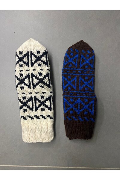 MESKSTORE El örgüsü kısa çorap kışlık çeyizlik hediyelik 39 numara için uygundur