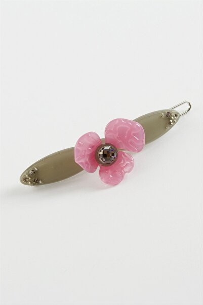 FREEDOM STOREE مشبك على شكل زهرة حجرية