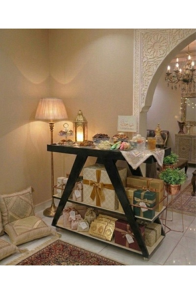 Generic Hospitality console/serving trolley 80*80*35