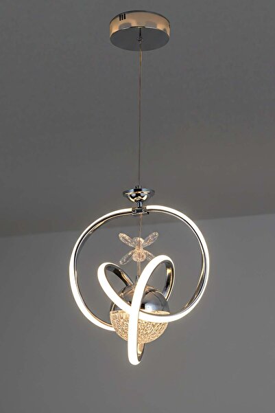 TERRA LIGHTING Modern Prag Power Led Avize, 3 Renk Yanabilen Lüks Led Avize, ...