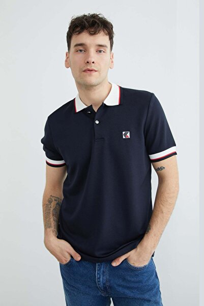 Fulla Moda Sa rebrastim detaljima Polo ovratnik Sa dugmadima do pola Modal Ma...