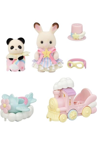 SYLVANIAN FAMILIES -SET PARC DE DISTRACȚII CU AVIOANE ȘI TRENURI