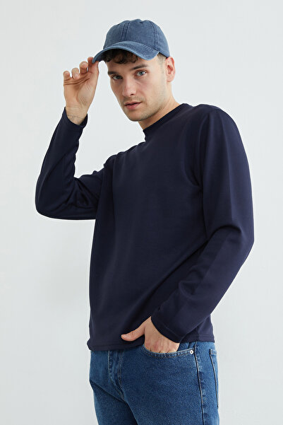 Fulla Moda Osnovni okrugla kragna Modal Dukserica