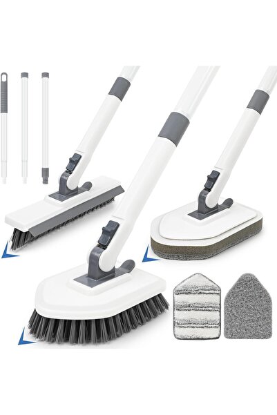 Arabest فرشاة تنظيف الدش، للحمام والمطبخ والجدران والأرضيات وجدران المراحيض و...