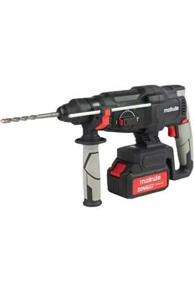 MAKUTE 20V Brushless Cordless Rotary Hammer Drill with 2 Batteries, 26mm Heav...