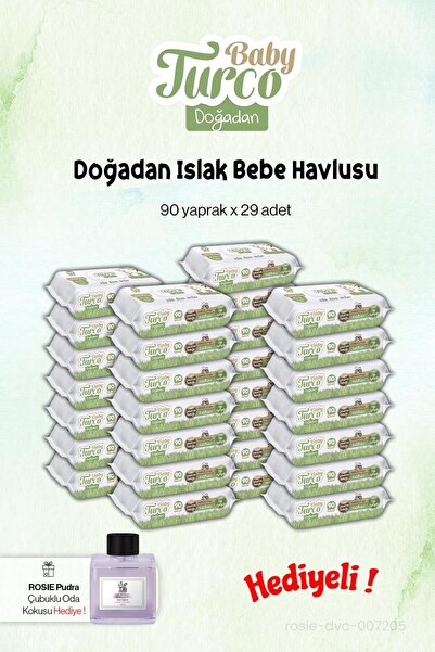 Baby Turco Doğadan 29 Packages, 90's and Rosie Fragrance Gift