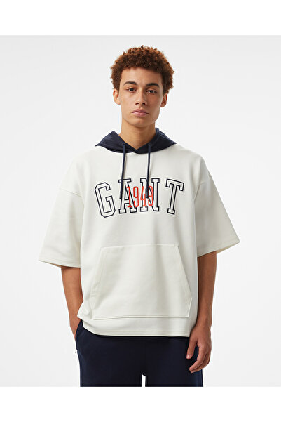 Gant Hoss X New Generation Erkek Beyaz Sweatshirt