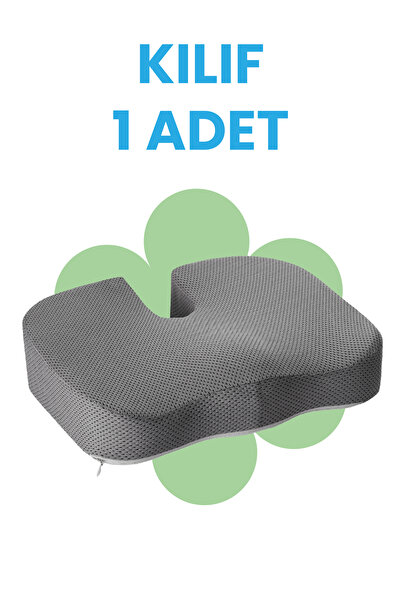 Viscofoam Jastuk za trtičnu kost, siva navlaka