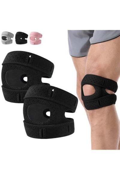 Arabest دعامة للركبة والرضفة، كم ضاغط قابل للتعديل مع أحزمة للرياضة والتمارين...