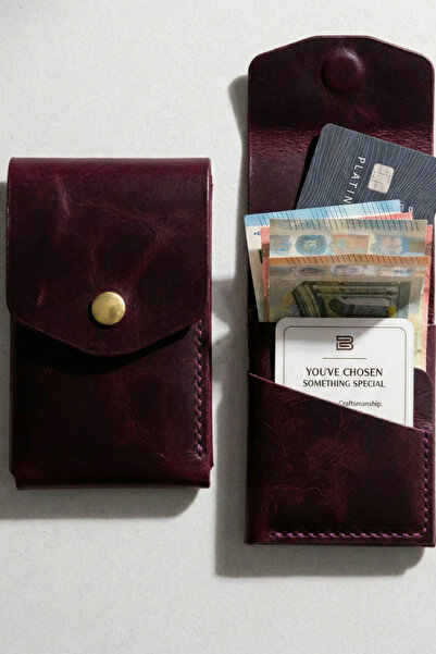 luvo 100% Real Leather Wallet |   3 Compartments 9 Card Capacity Minimal Wall...