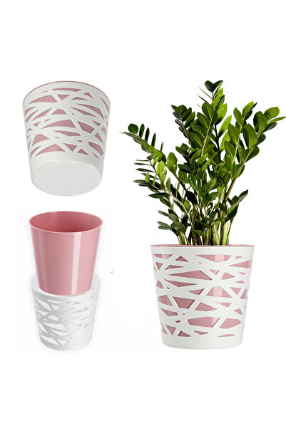 KADAX Capac de plastic pentru ghiveci, 15 cm, roz