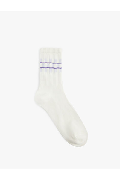 Koton cu imprimeu geometric Șosete de tenis Soket