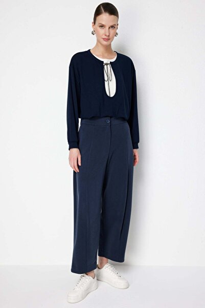 ON Wide Leg Trousers with Stitching Detail