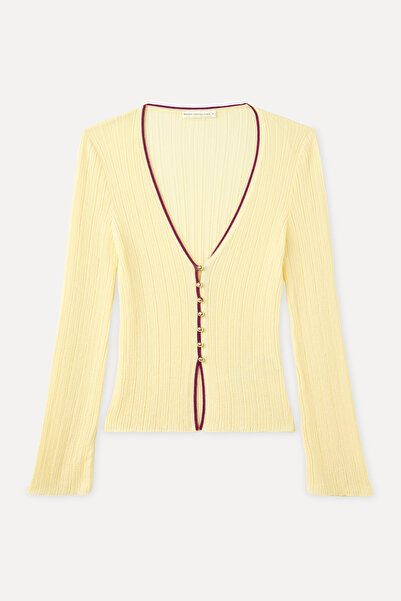 Mudo Fitted Belted V-Neck Cardigan