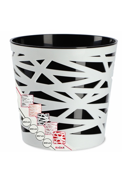 KADAX Capac de plastic pentru ghiveci, pentru flori și plante, 19 cm, negru