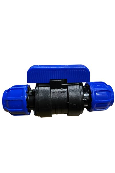 Veka 25 mm Kaplinli Küresel Vana | PE Boru Uyumlu Plastik Su Vanası | 25’lik