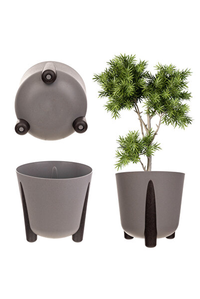 KADAX Ghiveci de flori, Capac pentru ghiveci de flori, Plastic, Modern, Gri, ...