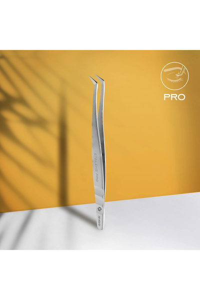 STALEKS ملقط رموش احترافي من نوع EXPERT 40 TYPE 12 (أصبع، 65 سم)