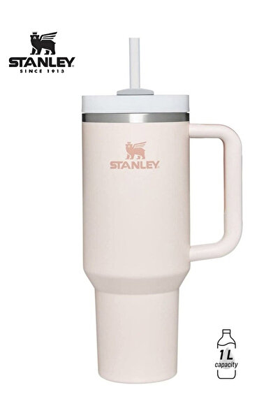 Bayt Aura Large Insulated Travel Tumbler with Handle & Straw – Leakproof Car Cup